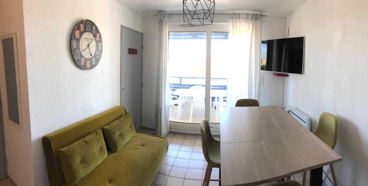 Appartement Climatise Avec Piscine & Mer Bleu Marine Лакано Экстерьер фото